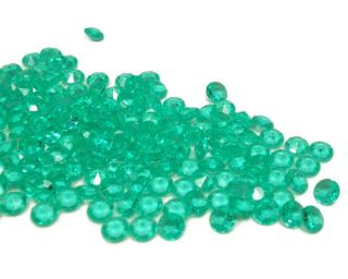2000 Jade Green Acrylic Diamond Confetti Wedding Bridal Party Table 