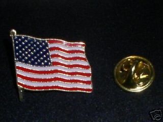 AMERICAN FLAG LAPEL PIN   QUALITY JEWELRY ITEM   FREE SHIPPING