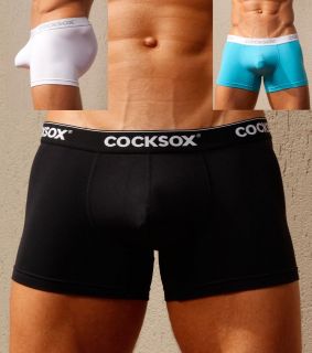 Cocksox boxer brief enhancer bulge contour pouch S M L XL white black 
