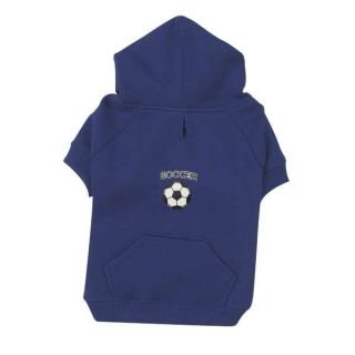   footie football Hoodie L 19.5L Dog SweatShirt Jersey pet apparel