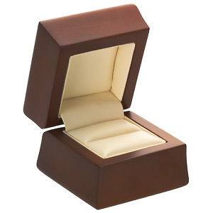 wood engagement ring box in Jewelry Boxes & Organizers