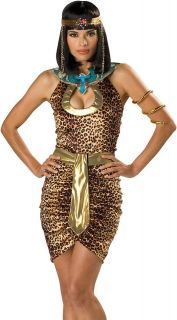 New Sexy Womens Cleopatra Egyptian Halloween Costume