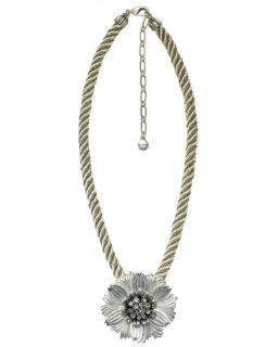 New Designer Jewellery by BOHM Silver Daisy Flower Necklace   FREE P 