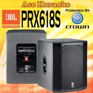 JBL PRX618S PRX 618 S 600 Watt 15 Powered PA Speaker