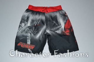 WWE JOHN CENA Swim Bathing Suit Shorts Trunks Size 4 5 6 7 8 10 12 14 