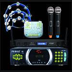   787 320GB + RSQ UHF 6070 Hard Drive Karaoke Player&Wireless Microphone