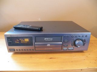 JVC Stereo Home 6+1 Disc Magazine Automatic CD Changer Player XL M417 