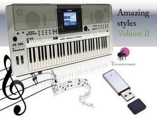 PSR S700 USB Stick+AMAZ​ING Song Styles VOLUME 2 NEW