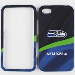 Seattle Seahawks Faceplate Hard Cover Case For Apple iPhone 4 4S CDMA