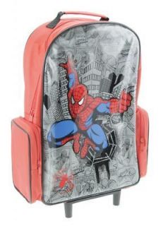 Spiderman Spider Man Holiday Wheeled Soft Suitcase Bag