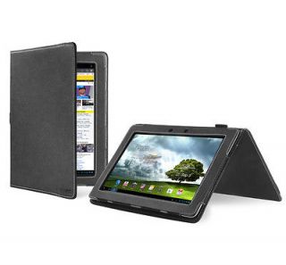  Pad Transformer Prime TF201 Tablet Black Leather Flip Stand Cover Case