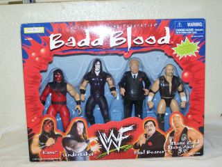 WWE,WWF Undertaker,Kane,Paul Bearer,Stone Cold Steve Austin,Badd Blood 