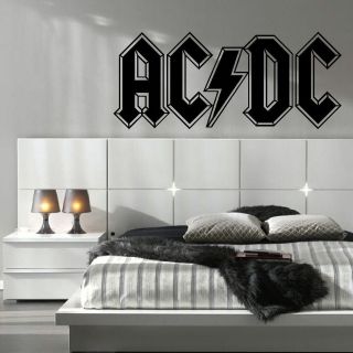 ACDC AC DC LARGE KITCHEN BEDROOM WALL MURAL GIANT ART STICKER DECAL 