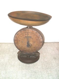vintage salter kitchen scales