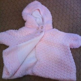Little Wonders Girls Shawl/ Pink Sweater 3 6 Monrhs
