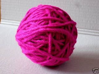 Rug Wool 100g Balls Latch Hook/Rag Rug  Sh8456 Hot Pink