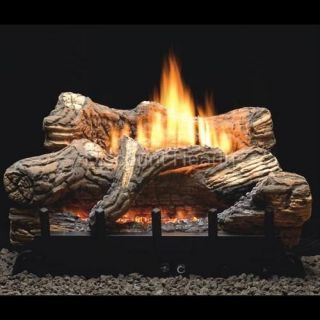   18, 24 30 Vent Free Fireplace Gas Logs COMPLETE REMOTE Start NG LP