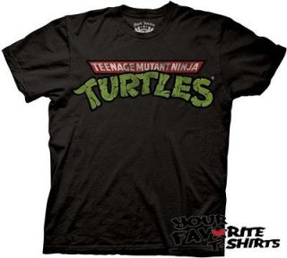 Teenage Mutant Ninja Turtles Logo Officially Licensed Adult Shirt S 
