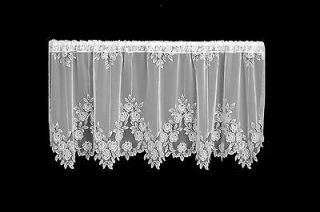 rose lace curtains in Curtains, Drapes & Valances