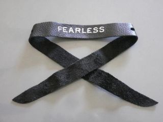 Taylor swift leather bracelet FEARLESS Wrist Band New