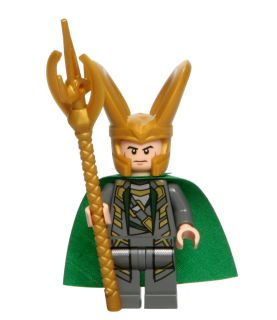 LEGO 6868 6869 Marvel Avengers Super Heroes Loki Minifig Minifigure
