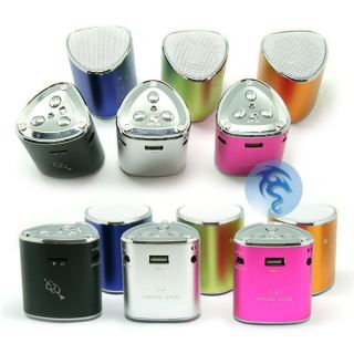   Colors USB Speaker FM Radio box For Laptop Computer PC Cellphone