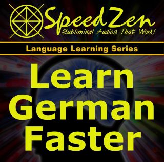 Learn German Faster Subliminal CD speak read write study aid hemi sync 