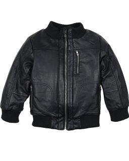 Deux par Deux Boys Faux Leather Warm Jacket Easy Rider, sizes 5, 6, 7 