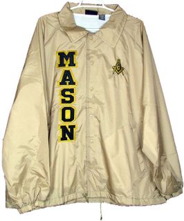 Mason 5 Letter Mens Classic Crossing Line Coachs Jacket