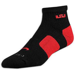Lebron James Nike Elite Dri Fit Basketball Socks NWT LeBron Heat Black 