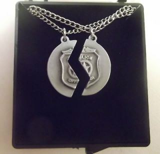   Mizpah Prayer Necklace Set (Law Enforcement Badge, Jewelry K9 1