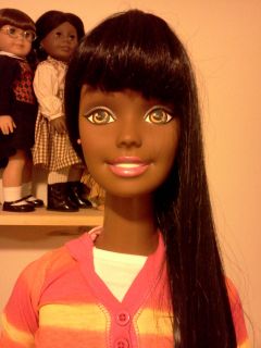 MUST SEE  Gorgeous vintage my size african american barbie