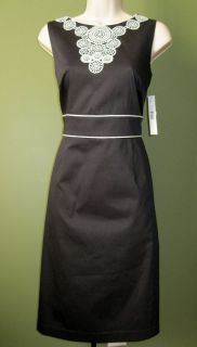 Alex Marie   Womens Sleeveless Dress, Navy/White, New, Discount