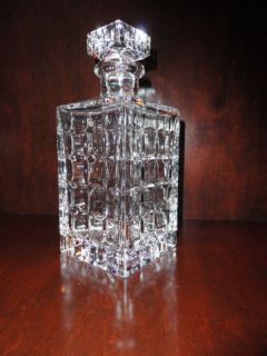 Faberge Crystal Aleksander Whiskey Decanter NIB