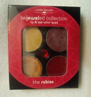LAURA GELLER BEJEWELED COLLECTION LIP & EYE THE RUBIES