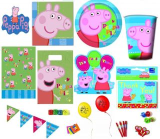 OFFICIAL LICENSED   PEPPA PIG KIDS PARTY RANGE ITEMS FILLERS   ALL IN 