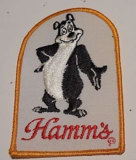 Hamms Beer Patch Embroidered 5 inches Large Bear Ale