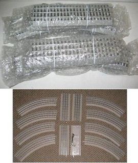 LIONEL FASTRACK 40x60 OVAL FAST TRACK 12 PIECES O GAUGE TRAIN CURVE 