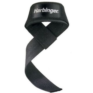 HARBINGER PADDED LIFTING STRAPS hooks belt weight wrap strength