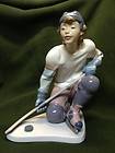 LLADRO Fine Porcelain 6108 ~ Hockey Player Young Boy Figurine Retired 