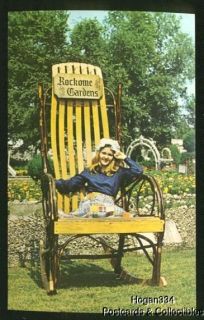Giant Rocking Chair Rockome Gardens Arcola Il Postcard