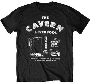 NEW Liverpool Cavern Club Retro Vintage Poster T shirt top Beatles 