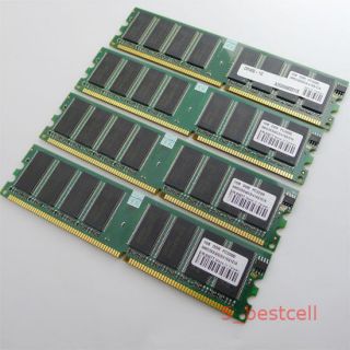   PC3200 DDR400 400MHz Non ECC Low Density 184 pin DIMM Desktop Memory