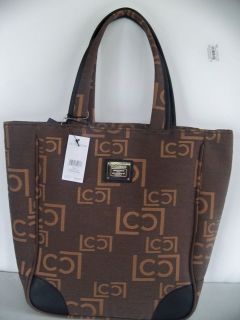 LIZ CLAIBORNE Luggage PALOMA 14 in Tote Bag Espresso Bronze Travel 