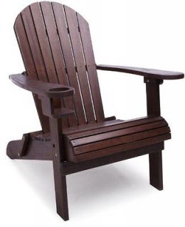 Strathwood Basics Classic Adirondack Chair Outdoor Patio Garden 