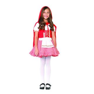 Lil Miss Red Girls Child Red Riding Hood Costume