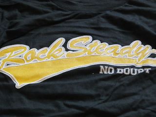 No Doubt Black NEW Size Small T Shirt Gwen Stefani Rock Steady