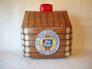 Old Style Beer 100 Year Centennial Inflatable Log Cabin Sign