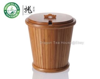 Chinese Gongfu Tea Waste Water Bamboo Bucket Container