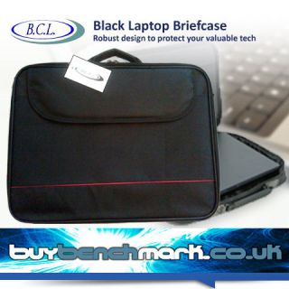 15.6 LAPTOP CASE NOTEBOOK NETBOOK BAG BLACK PC BRIEFCASE ECONOMY 